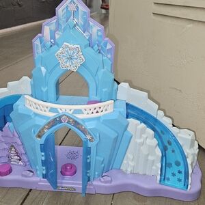 Blue and Purple Ice Palace Action Figure Playset